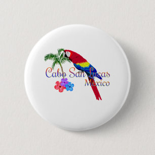 Cabo San Lucas Tropischer Strand Button