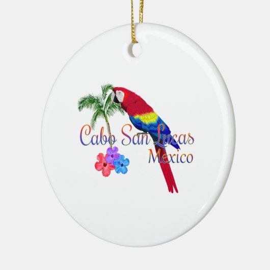 Cabo San Lucas tropischer Strand Keramik Ornament (Links)