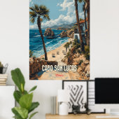 Cabo San Lucas Vintage Poster (Heimbüro)