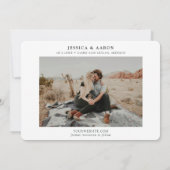 Cabo San Lucas Wedding Mexico Save the Date Einladung (Rückseite)