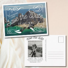 Cabo San Lucas Wedding Save the Date Postcard Postkarte
