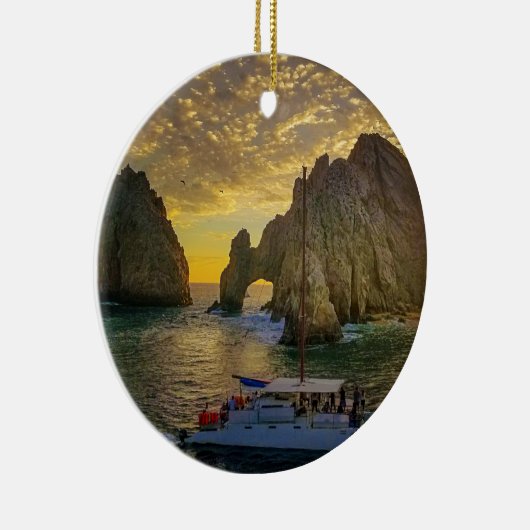 Cabo San Lucas Weihnachtsschmuck mit Datum (Rechts)