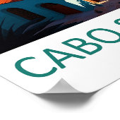 Cabo Sans Lucas Travel Print Wall Art Cabo Sans Lu Poster (Ecke)