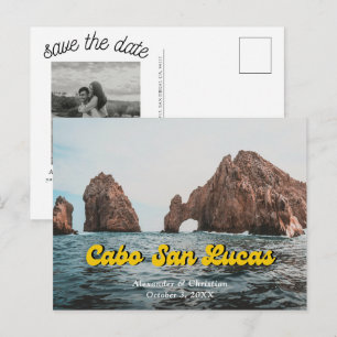 Cabo Save-the-Date-Postkarte Mexiko-Hochzeit Postkarte