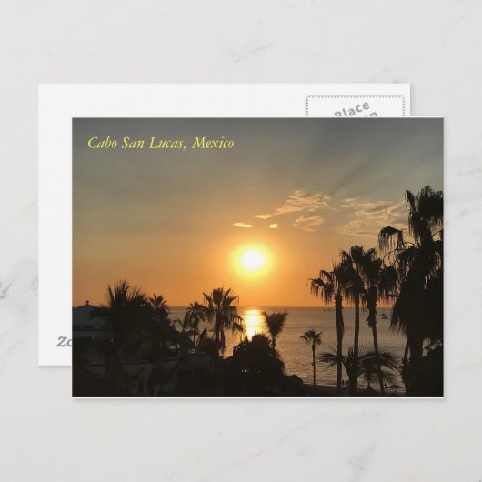 Cabo Sunrise Postkarte (Vorne/Hinten)
