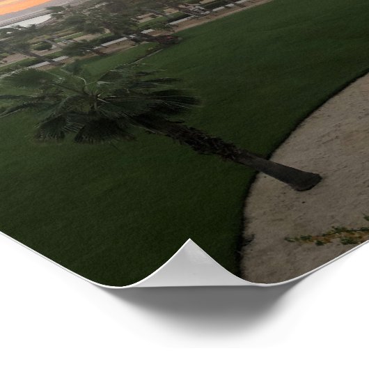 Cabo Sunset Poster (Ecke)