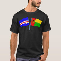 Cabo Verde 2 Flags T - Shirt