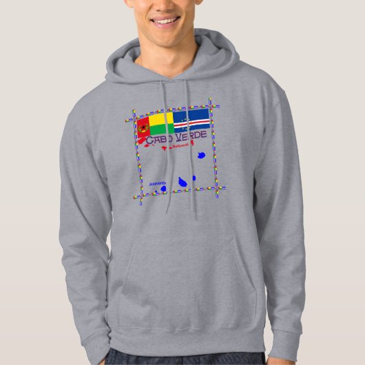 Cabo Verde Barlavento Sotavento Hoodie (Vorderseite)