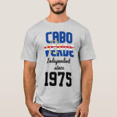 Cabo Verde Flag Independence Celebration T-Shirt (Vorderseite)
