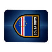 Cabo Verde Flag Magnet (Horizontal)