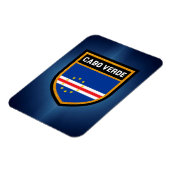Cabo Verde Flag Magnet (Linke Seite)