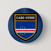 Cabo Verde Flagge Button (Vorderseite)