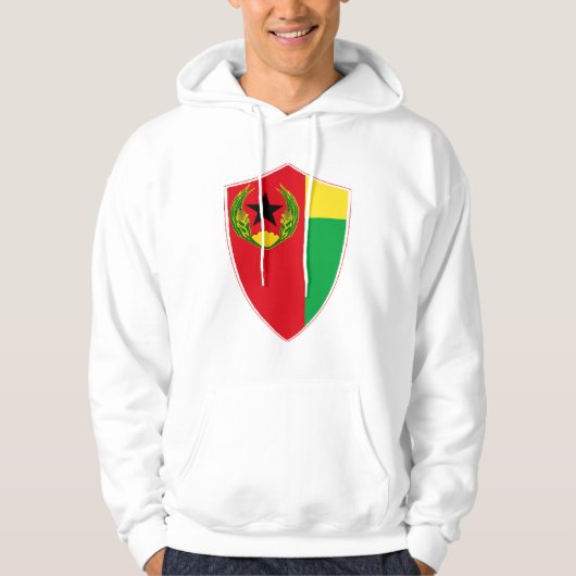 Cabo Verde HIstoric Flag Shield Hoodie (Vorderseite)
