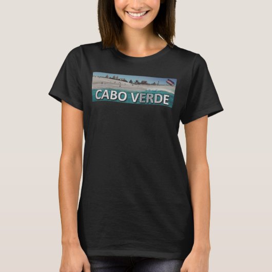 Cabo Verde Metallic Beach T-Shirt (Vorderseite)