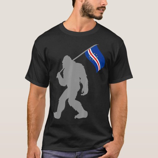 Cabo Verde oder kap-verdische Flagge auf kap-verdi T-Shirt (Vorderseite)