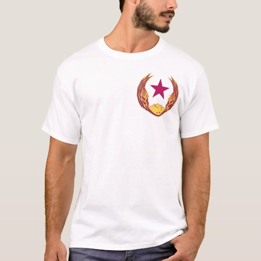 Cabo Verde Vintag Emblema T - Shirt (Vorderseite)