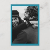 Cabo Wedding Einladung Retro UAWG QR Code Umschlie (Rückseite)