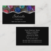 Cabochone bördelt Juwel-Visitenkarten Visitenkarte (Vorne/Hinten)