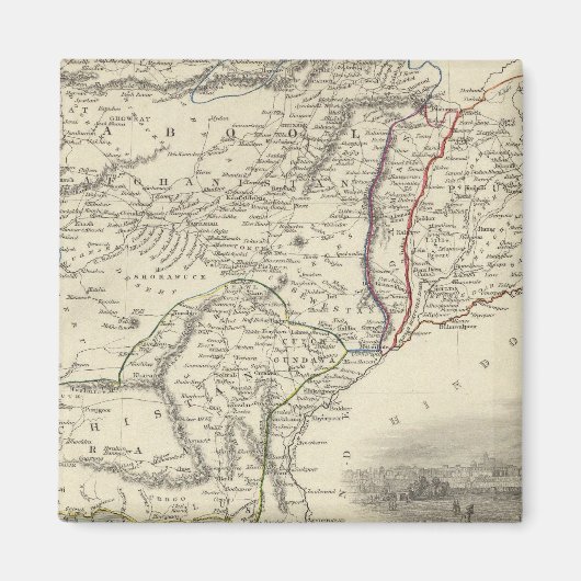 Cabool, Punjab und Belochistan Magnet (Vorne)