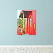 Caboose Adirondack Zuglandschaft Leinwanddruck (Insitu (Holzboden))