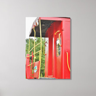 Caboose Adirondack Zuglandschaft Leinwanddruck