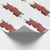 Caboose Geschenkpapier (Ecke)