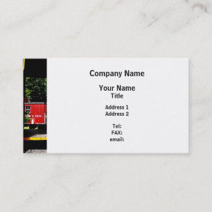 Caboose in der Ferne Visitenkarte