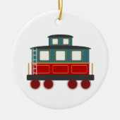 Caboose Keramik Ornament (Vorne)