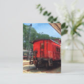 Caboose Postkarte (Stehend Vorderseite)