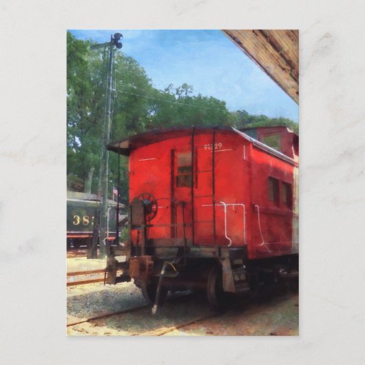 Caboose Postkarte (Vorderseite)