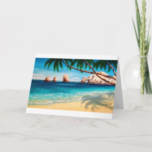 CABOS SAN LUCAS, BAJA CALIFORNIA, MEXIKO KARTE (Vorderseite)