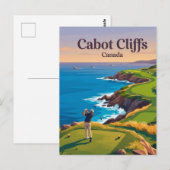 Cabot Cliffs Kanada Postkarte (Vorne/Hinten)