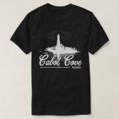 Cabot Cove Maine aus Mord schrieb sie T-Shirt (Design vorne)