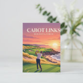 Cabot Links Kanada Postkarte (Stehend Vorderseite)