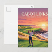 Cabot Links Kanada Postkarte (Vorne/Hinten)