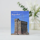Cabot Tower Newfoundland Canada Postkarte (Stehend Vorderseite)