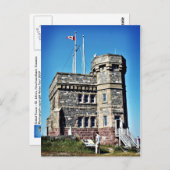 Cabot Tower Postkarte (Vorne/Hinten)