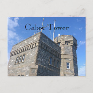 Cabot Tower Postkarte