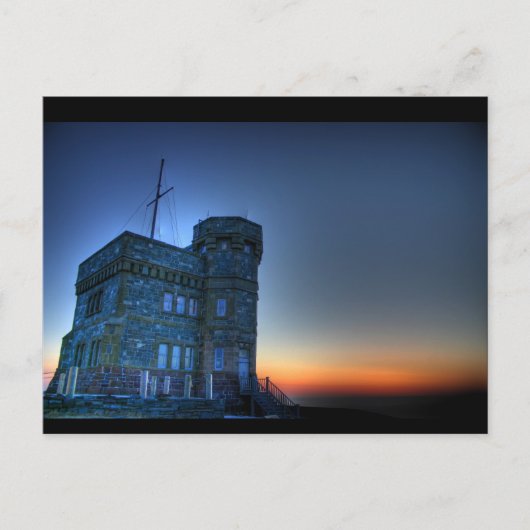 Cabot Tower Postkarte (Vorderseite)