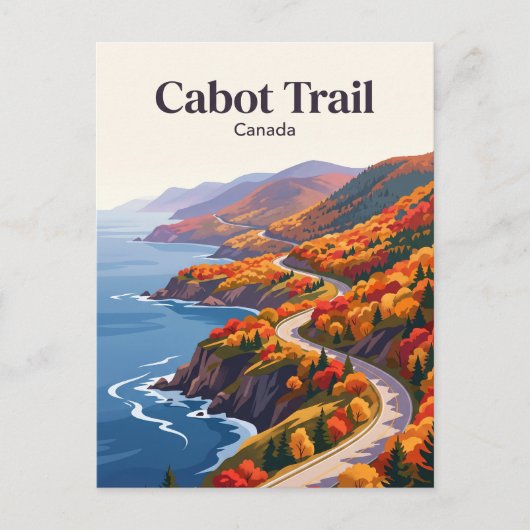 Cabot Trail Kanada Postkarte (Vorderseite)
