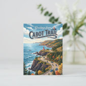 Cabot Trail Kanada Postkarte (Stehend Vorderseite)