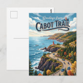 Cabot Trail Kanada Postkarte (Vorne/Hinten)