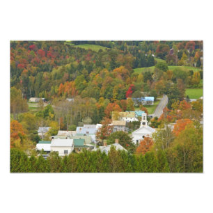 Cabot, Vermont im Herbst. Nordost-Königreich. Fotodruck