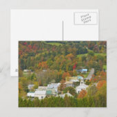 Cabot, Vermont im Herbst. Nordost-Königreich. Postkarte (Vorne/Hinten)