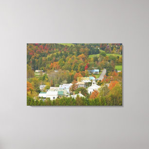 Cabot, Vermont im Herbst. Northeast Kingdom. Leinwanddruck