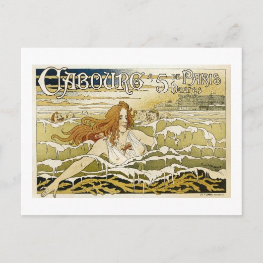 Caboure - Paris - Vintage französische Werbung Postkarte (Vorderseite)