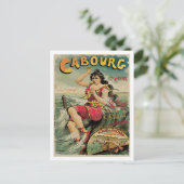 Cabourg Paris Frankreich Vintage Travel Postkarte (Stehend Vorderseite)