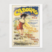 Cabourg Restaurant Café Paris Postkarte (Vorderseite)
