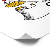 Cabral Familienwappen Poster (Ecke)