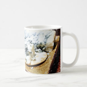 Cabrales Blauschimmelkäse mit Blattumwicklung Kaffeetasse
